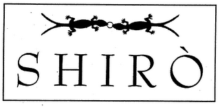 SHIRÒ logo