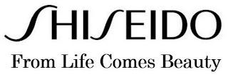 SHISEIDO FROM LIFE COMES BEAUTY logo