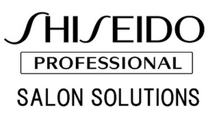SHISEIDO PROFESSIONAL SALON SOLUTIONS logo