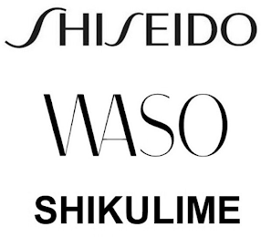 SHISEIDO WASO SHIKULIME logo