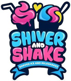 SHIVER AND SHAKE SHAVED ICE AND MILKSHAKES logo