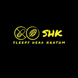 SHK SLEEPY HEAD KRATOM logo