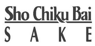 SHO CHIKU BAI SAKE logo