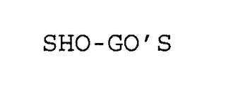 SHO-GO'S logo