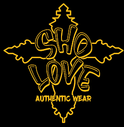 SHO LOVE AUTHENTIC WEAR logo