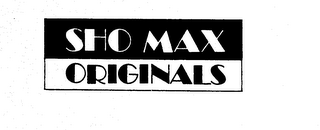 SHO MAX ORIGINALS logo
