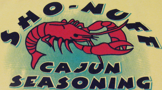SHO-NUFF CAJUN SEASONING logo