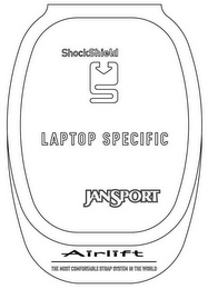 SHOCKSHIELD LAPTOP SPECIFIC JANSPORT logo