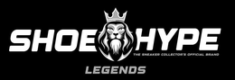 SHOE HYPE LEGENDS THE SNEAKER COLLECTOR'S OFFICIAL BRAND logo