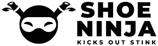 SHOE NINJA KICKS OUT STINK logo