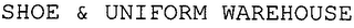 SHOE & UNIFORM WAREHOUSE logo