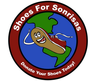 SHOES FOR SONRISAS DONATE YOUR SHOES TODAY! logo