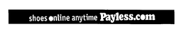 SHOES ONLINE ANYTIME PAYLESS.COM logo