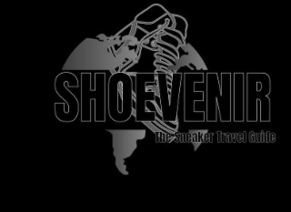 SHOEVENIR THE SNEAKER TRAVEL GUIDE logo