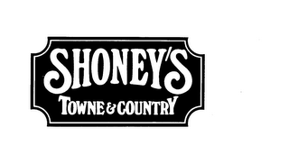 SHONEY'S TOWNE & COUNTRY logo