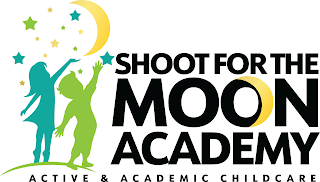 SHOOT FOR THE MOON ACADEMY ACTIVE & ACADEMIC CHILDCARE logo