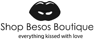 SHOP BESOS BOUTIQUE EVERYTHING KISSED WITH LOVE logo