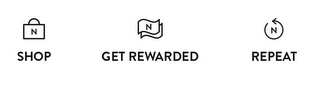 SHOP GET REWARDED REPEAT N logo
