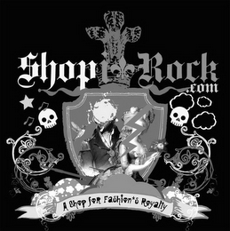 SHOP I ROCK.COM A SHOP FOR FASHION'S ROYALTY logo