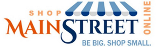 SHOP MAIN STREET ONLINE BE BIG. SHOP SMALL. logo