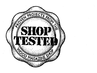 SHOP TESTED PROVEN PROJECTS FROM THE WOOD MAGAZINE SHOP logo