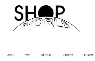 SHOP WORLD JOIN THE GLOBAL MARKET PLACE logo