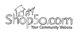 SHOP50.COM YOUR COMMUNITY WEBSITE logo