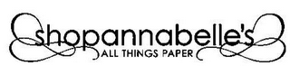 SHOPANNABELLE'S ALL THINGS PAPER logo