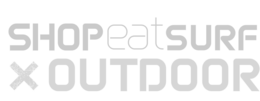 SHOPEATSURF X OUTDOOR logo