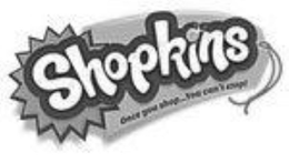 SHOPKINS ONCE YOU SHOP. . . YOU CAN'T STOP! logo