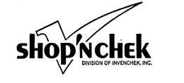 SHOP'N CHEK (PLUS OTHER NOTATIONS) logo