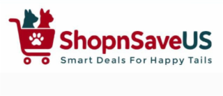 SHOPNSAVEUS SMART DEALS FOR HAPPY TAILS logo