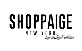 SHOPPAIGE NEW YORK BY PAIGE ELISIA logo
