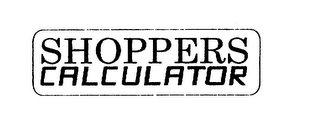 SHOPPERS CALCULATOR logo
