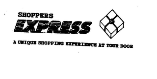 SHOPPERS EXPRESS A UNIQUE SHOPPING EXPERIENCE AT YOUR DOOR logo