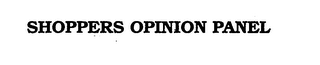 SHOPPERS OPINION PANEL logo