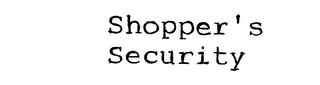 SHOPPER'S SECURITY logo
