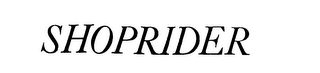 SHOPRIDER logo