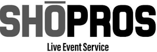 SHOPROS LIVE EVENT SERVICE logo