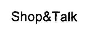 SHOP&TALK logo