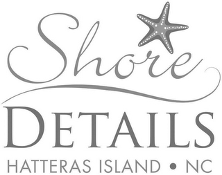SHORE DETAILS HATTERAS ISLAND · NC logo