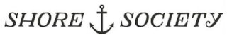 SHORE SOCIETY logo