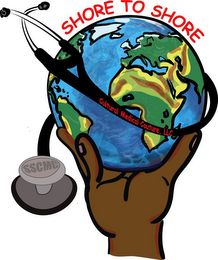 SHORE TO SHORE CULTURAL MEDICAL COUTURE, LLC SSCMC logo