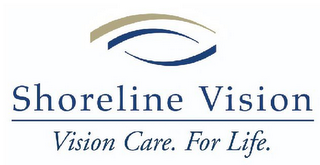 SHORELINE VISION VISION CARE. FOR LIFE. logo