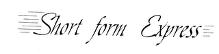 SHORT FORM EXPRESS logo