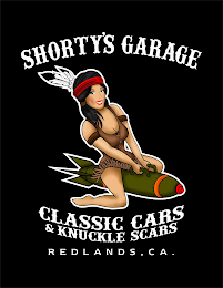 SHORTY'S GARAGE CLASSIC CARS & KNUCKLE SCARS REDLANDS, CA. logo