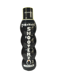 SHOT GLASS INCLUDED READY-TO-SHOOT BUZZBALLZ SHOOTERZ LICORICE BOMB logo