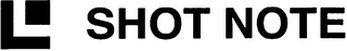 SHOT NOTE logo