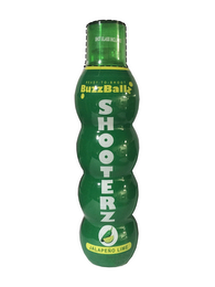 SHOTGLASS INCLUDED READY-TO-SHOOT BUZZBALLZ SHOOTERZ JALAPENO LIME logo