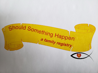 SHOULD SOMETHING HAPPEN A FAMILY REGISTRY logo